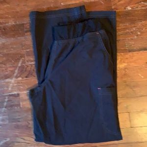 MC2 size L black w/pink scrub pants